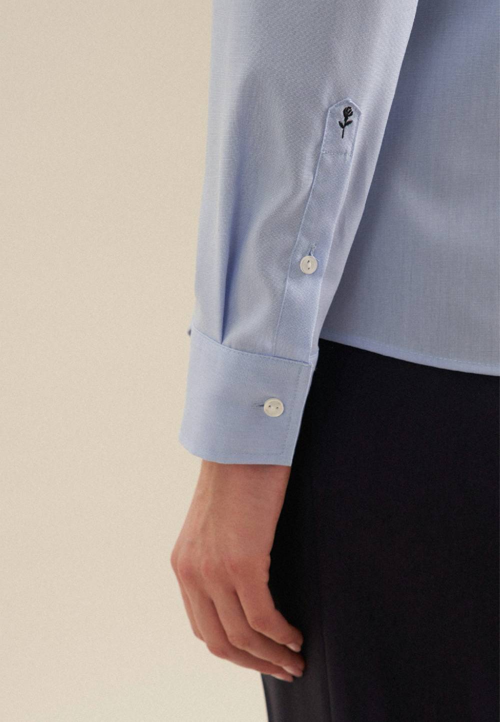 Seidensticker Bügelfreie Fil a fil Hemdbluse Bis zu 60% Rabatt