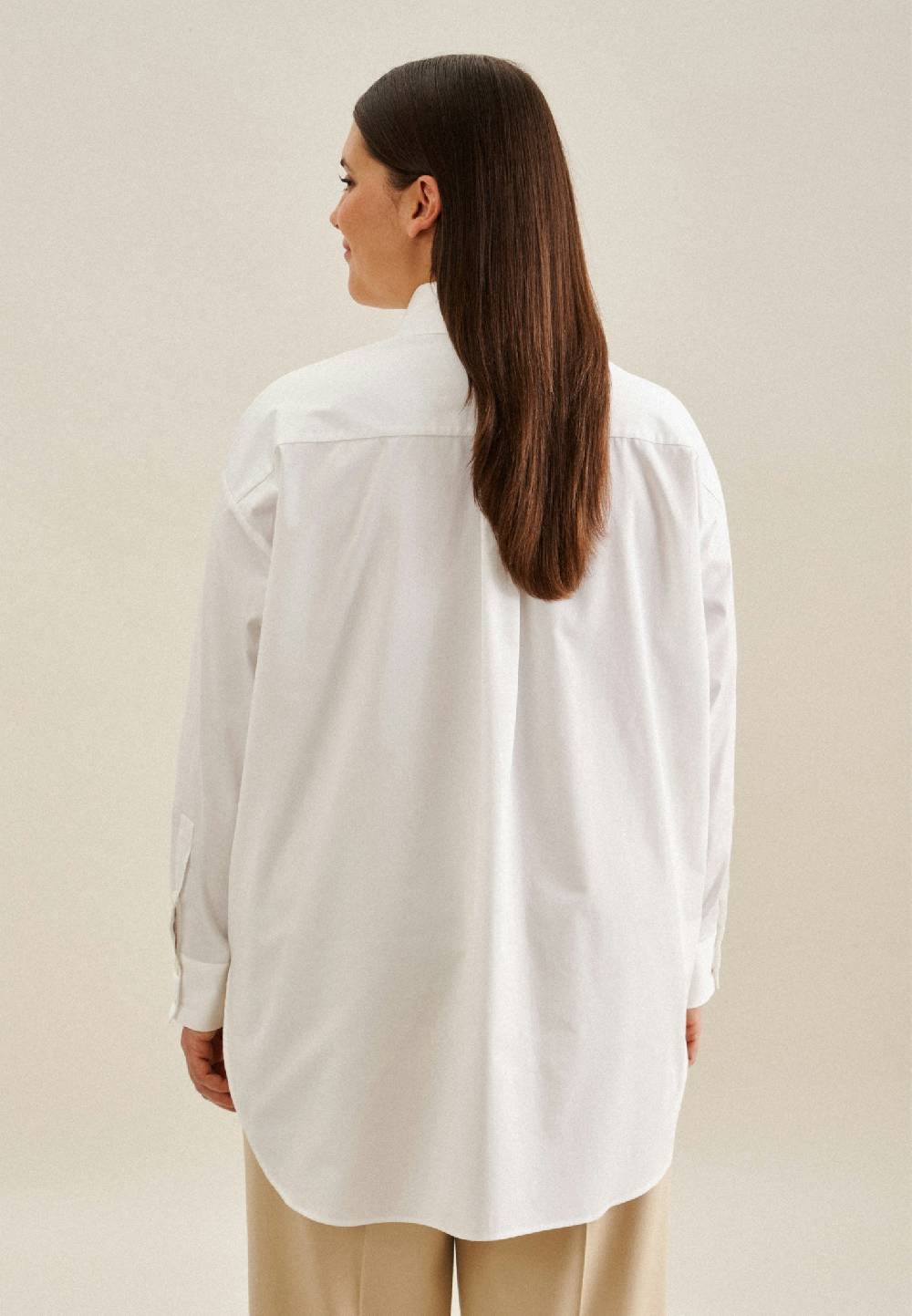 Seidensticker Curvy Kragen Longbluse Oversized Im Verkauf