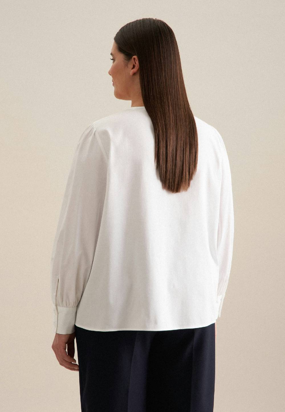 Seidensticker Curvy Rundhals Shirtbluse Regular Outlet