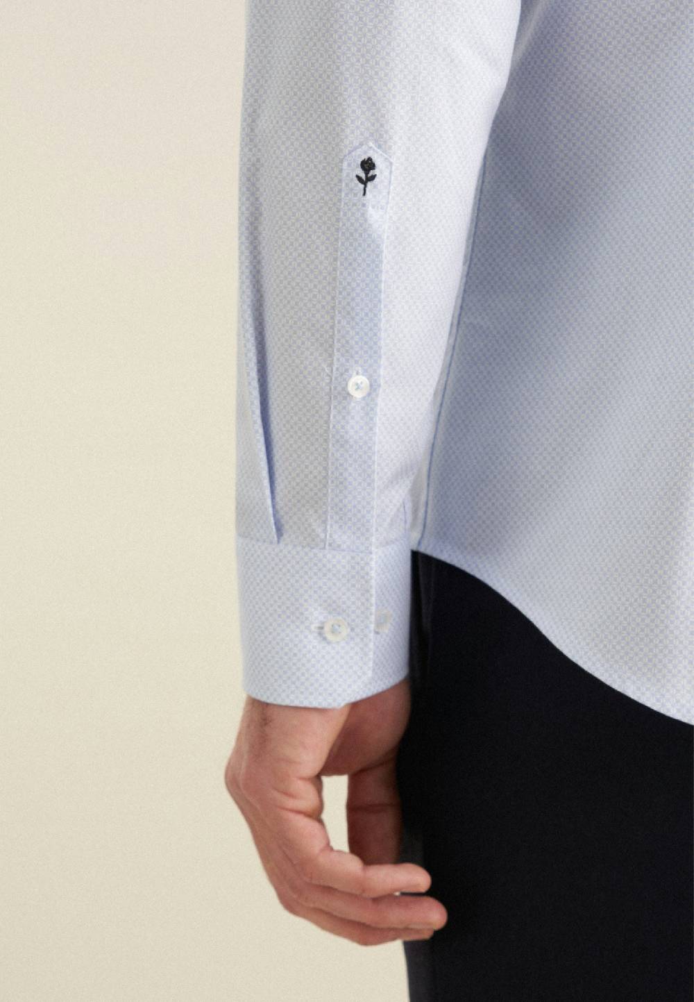 Seidensticker Twill Business Hemd in Slim mit Kentkragen 2025