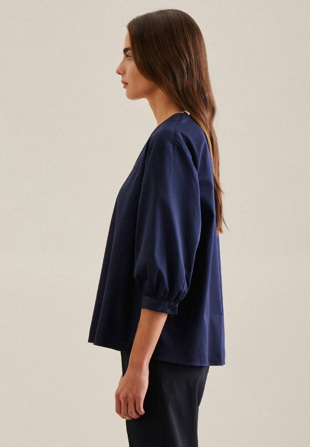 Seidensticker 3/4-Arm Satin Tunika Super Sparpreis