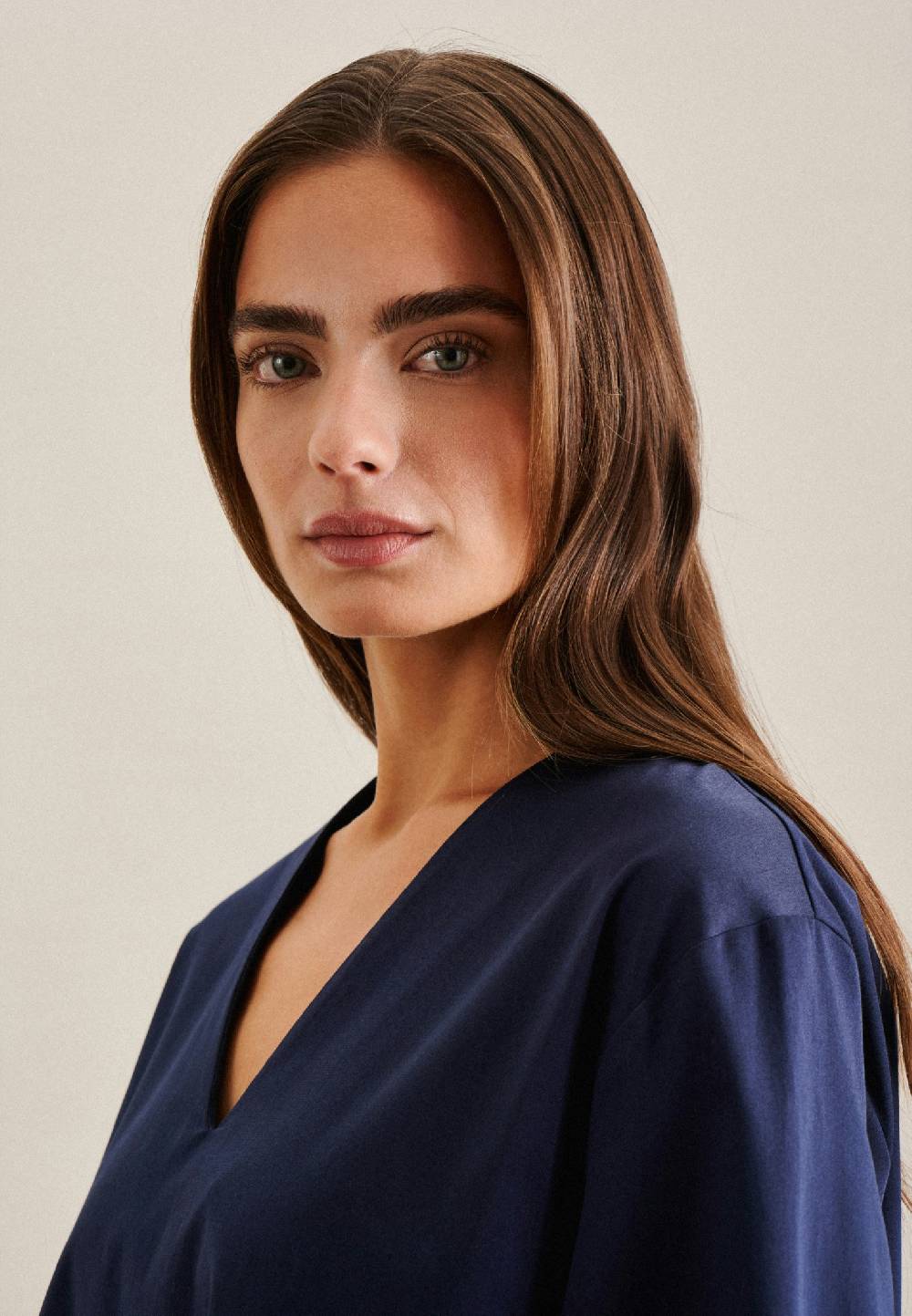 Seidensticker 3/4-Arm Satin Tunika Super Sparpreis