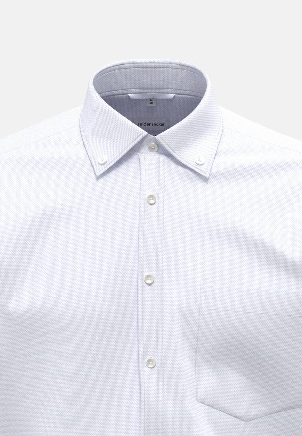Seidensticker Bügelfreies Struktur Business Hemd in Regular mit Button-Down-Kragen Kostenloser Versand