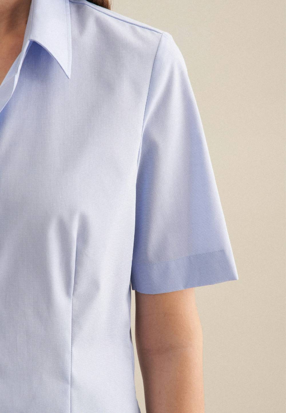 Seidensticker Bügelfreie Kurzarm Fil a fil Hemdbluse Bestseller