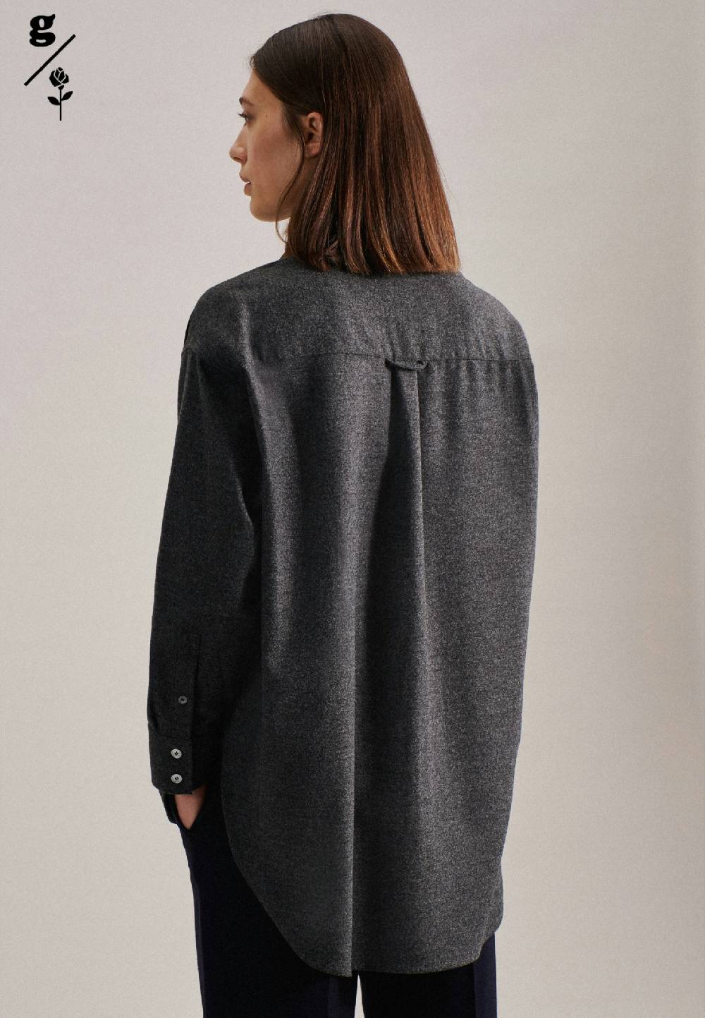 Seidensticker Flanell Longbluse Vierteljährliche Förderung