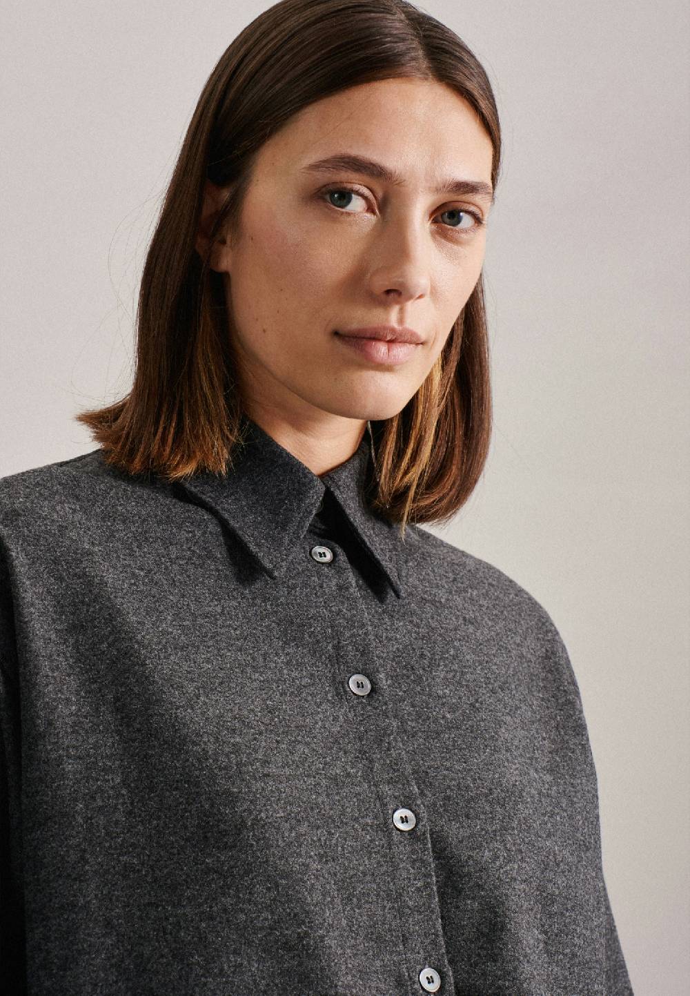 Seidensticker Flanell Longbluse Vierteljährliche Förderung
