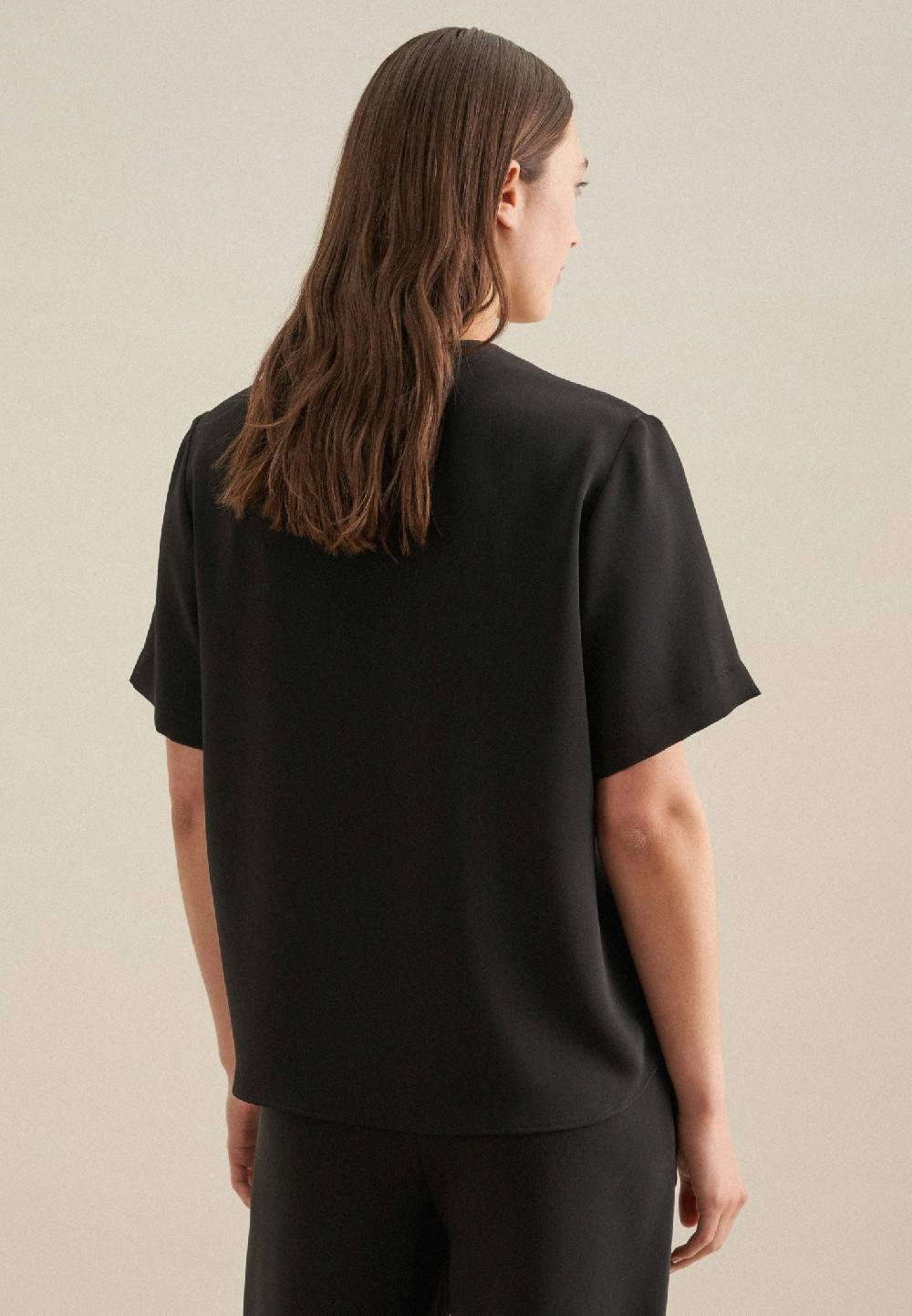 Seidensticker V-Neck Shirtbluse Regular 50% Rabatt für begrenzte Zeit