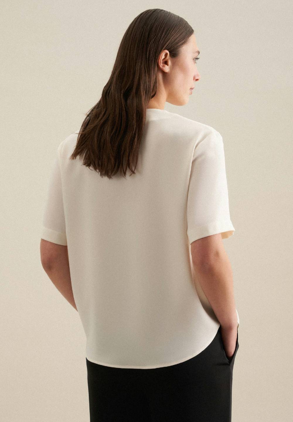 Seidensticker V-Neck Shirtbluse Regular Verkauf
