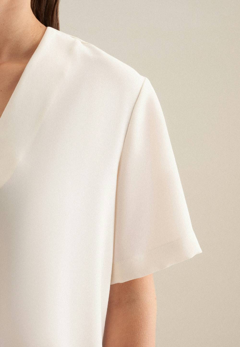 Seidensticker V-Neck Shirtbluse Regular Verkauf