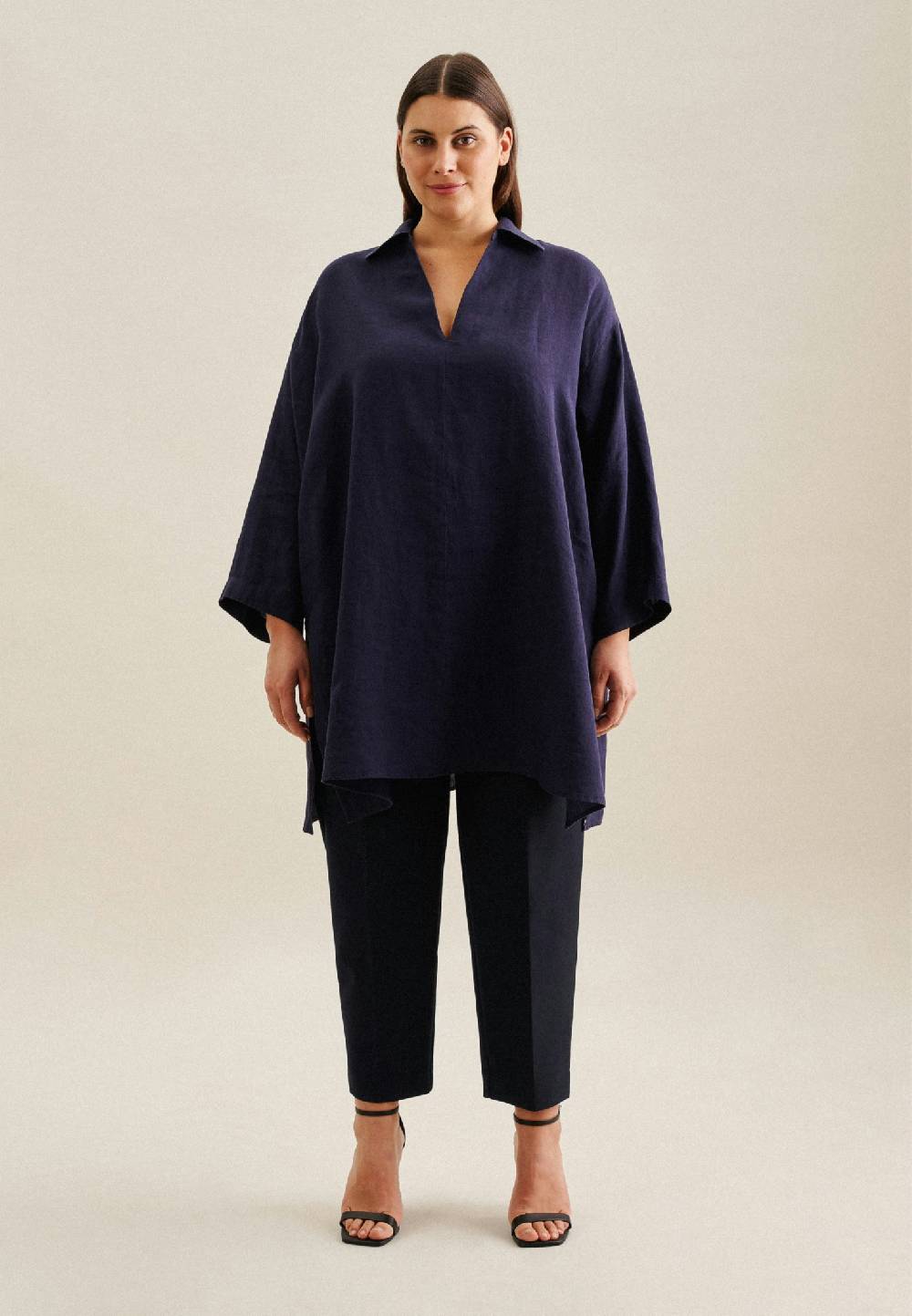 Seidensticker Curvy Kragen Kleid Oversized Limitierter Zeitrabatt