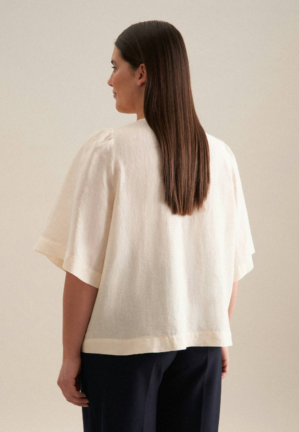 Seidensticker Curvy Rundhals Shirtbluse Regular Fabrikpreis
