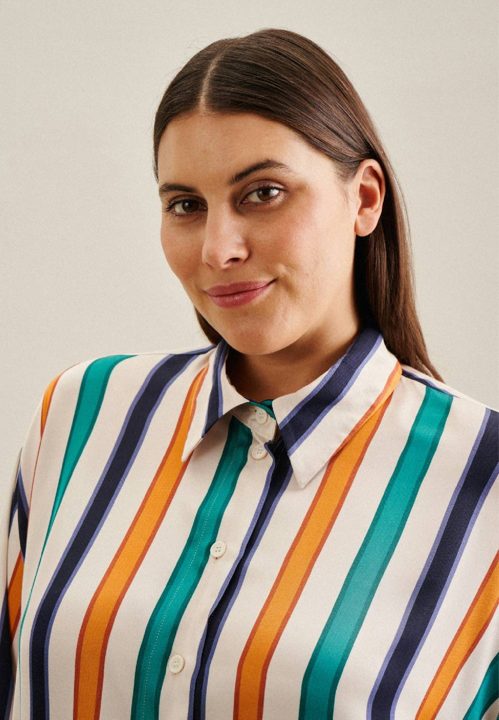 Seidensticker Curvy Kragen Longbluse Oversized Exklusivangebot