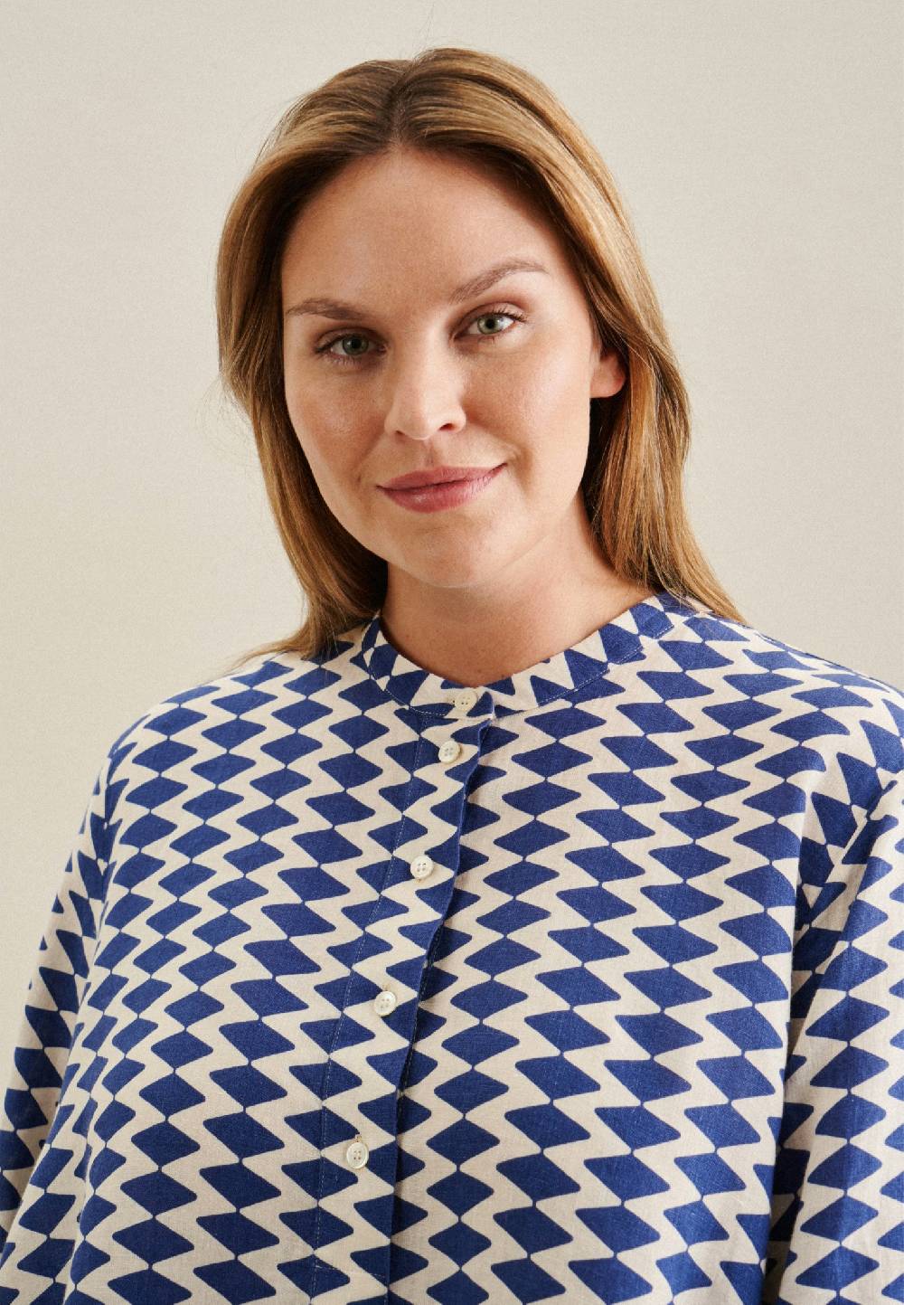 Seidensticker Curvy Kragen Stehkragenbluse Regular Neueste Mode