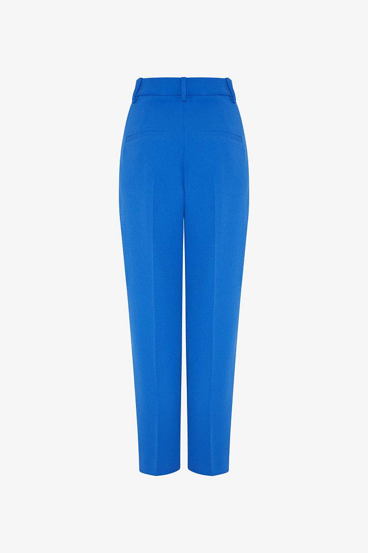 Sly 010 Hose mit Bundfalte aus Crêpe-Envers-Satin Letzte 3 Tage