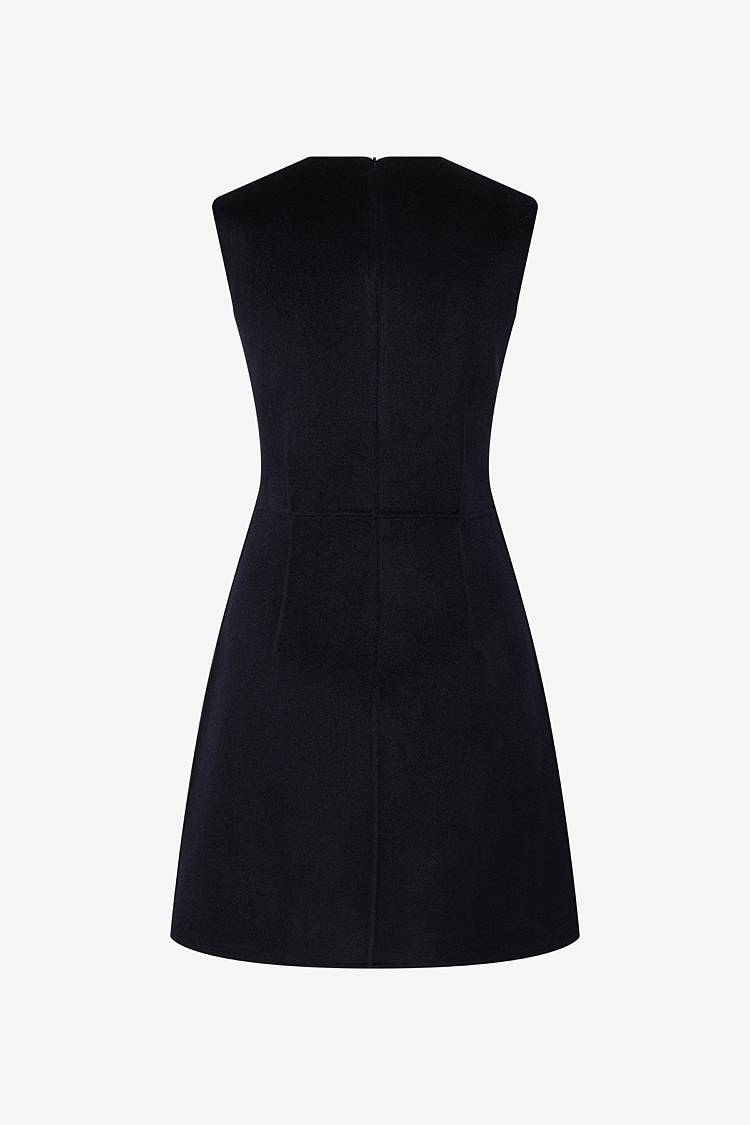 Sly 010 Tailliertes Kleid aus Doubleface Discount Store für neue Produkte