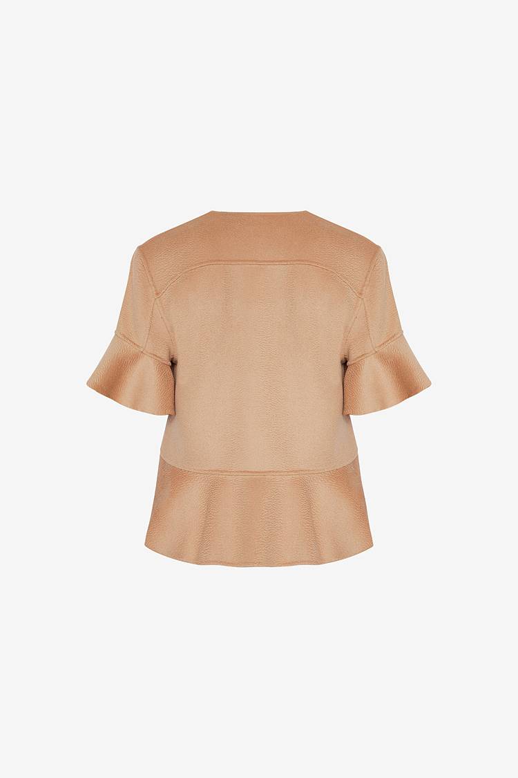 Sly 010 Feminine Jacke mit Volantärmeln aus Doubleface 50% Rabatt für begrenzte Zeit