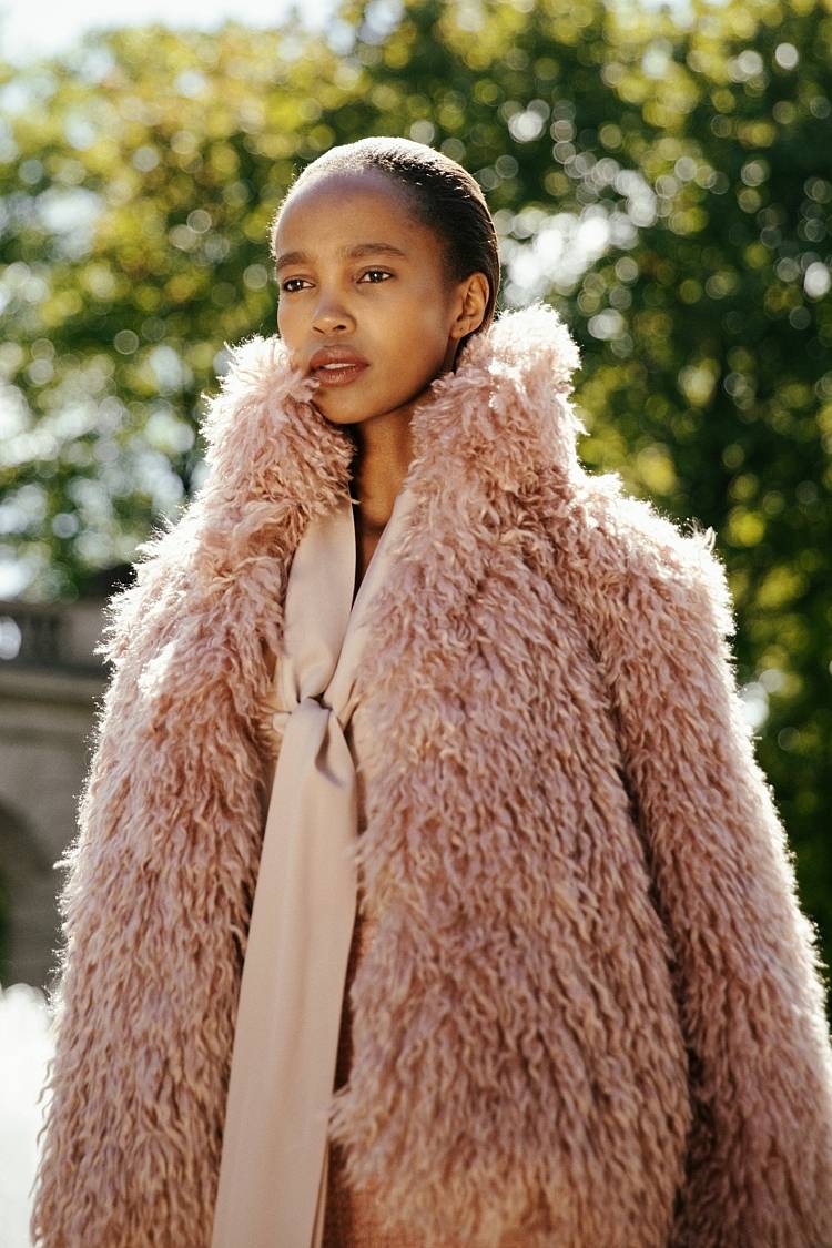 Sly 010 Kastige Faux-Fur Jacke Fabrikverkauf