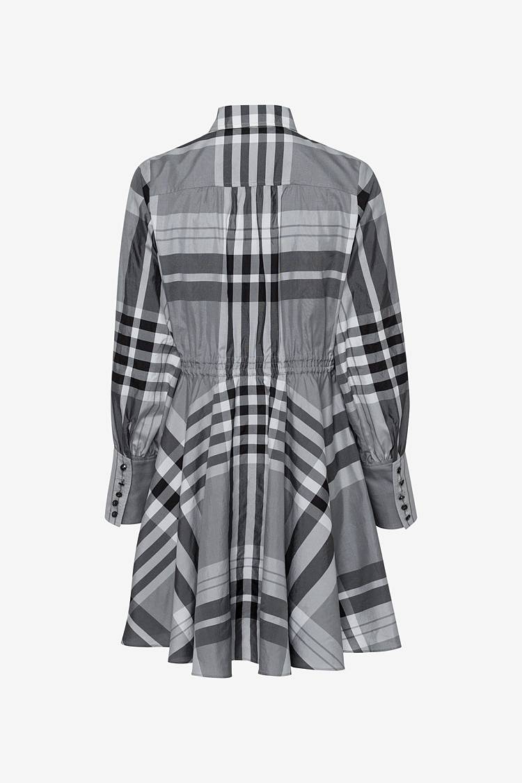 Sly 010 Hemdblusenkleid mit schwingendem Rock Online Shopping