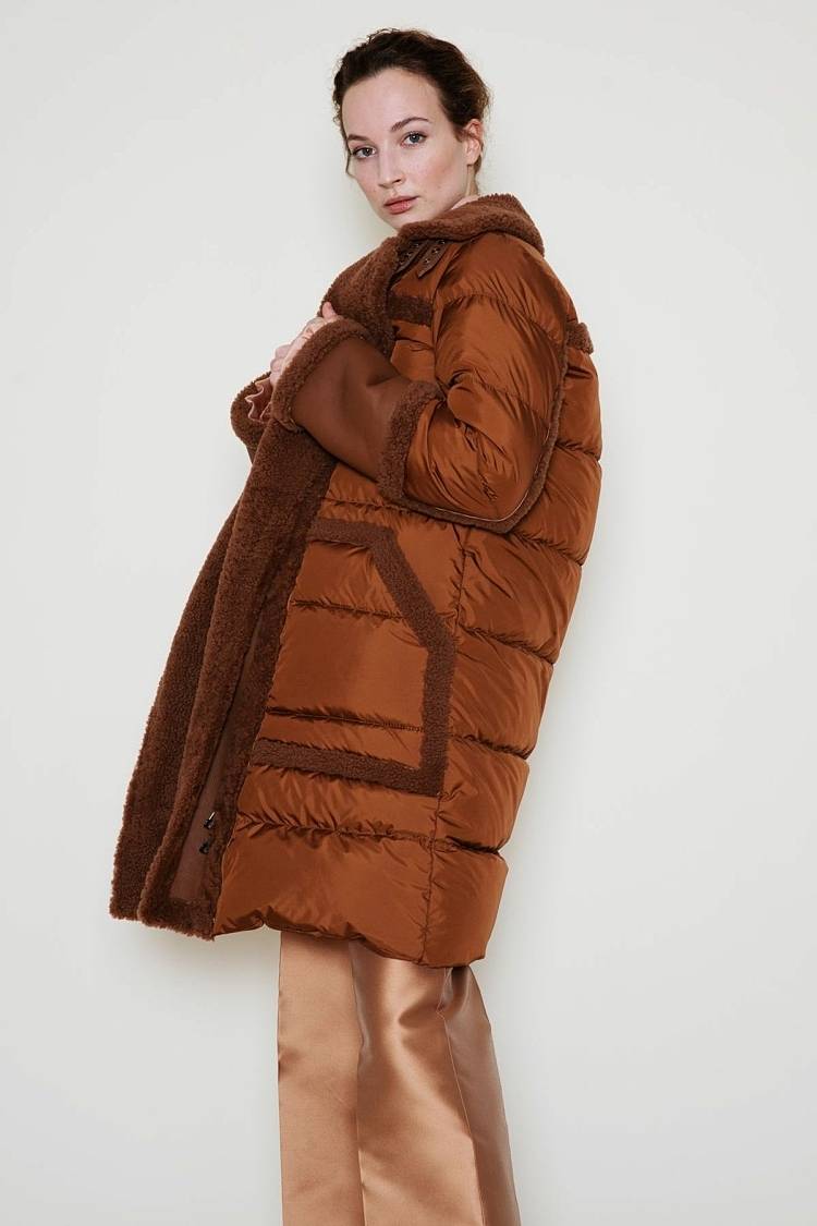 Sly 010 Daunen-Lammfell-Mantel Cyber Monday