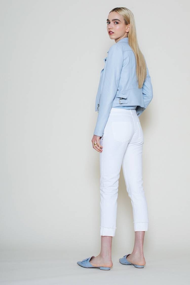 Sly 010 Lederjacke im Bikerstil Muttertagsangebot