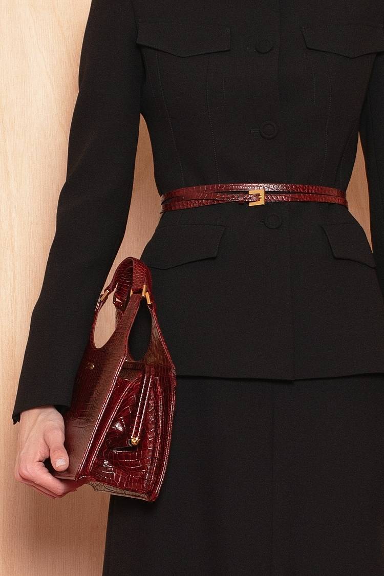 Sly 010 Maria Bag aus Leder mit Kroko-Prägung Bis zu 55% Rabatt