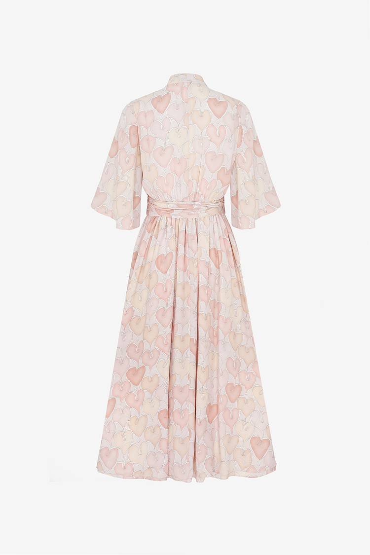 Sly 010 Langes Kleid mit Schleife Großer Ausverkauf