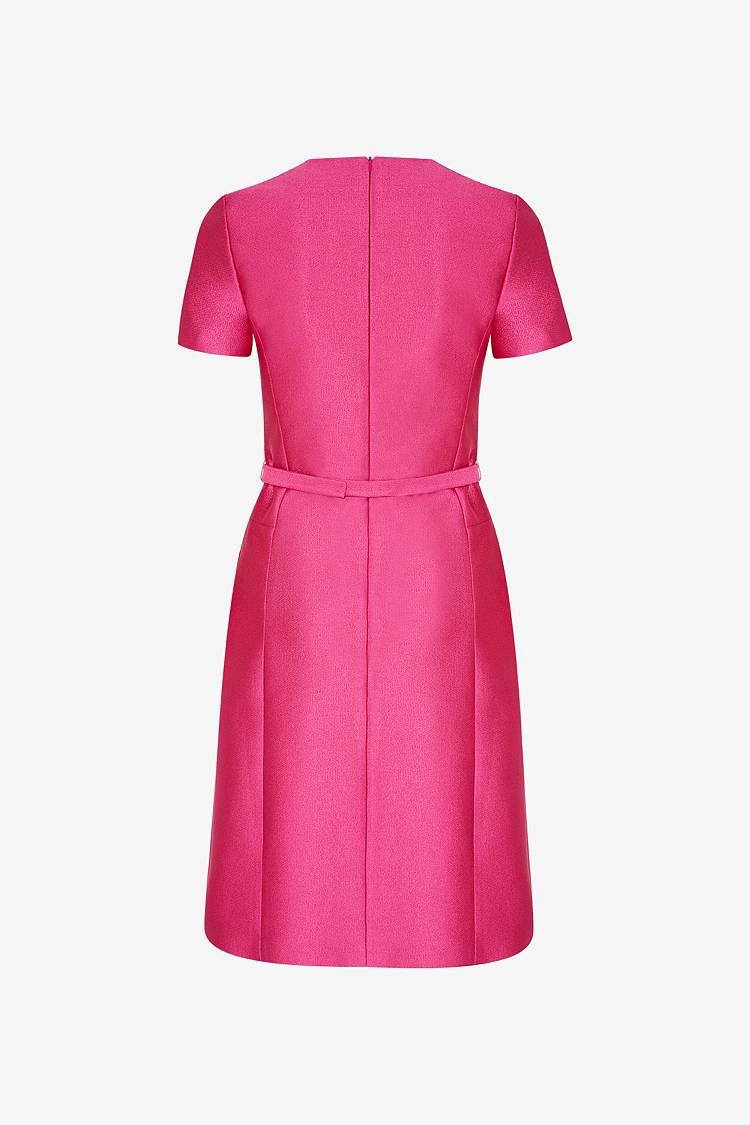 Sly 010 Elegantes Midi-Kleid mit Stoffgürtel JETZT KAUFEN
