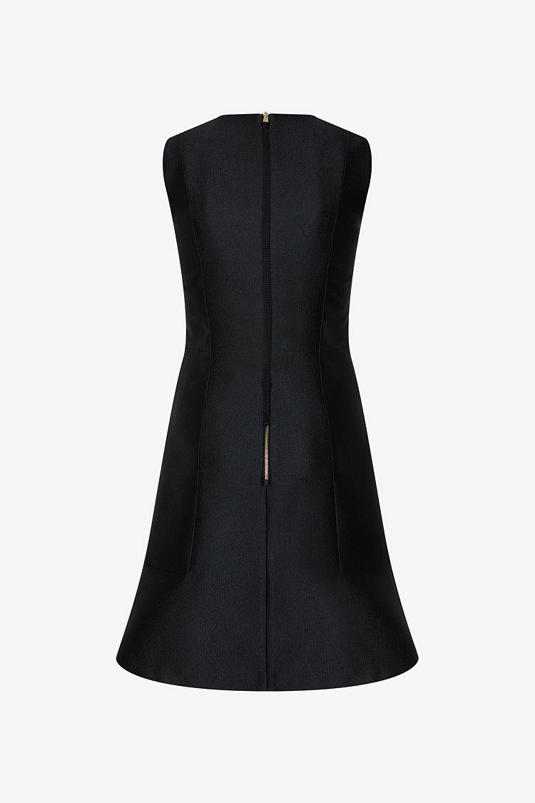 Sly 010 Ärmelloses tailliertes Kleid aus Taft Letzte 2 Tage