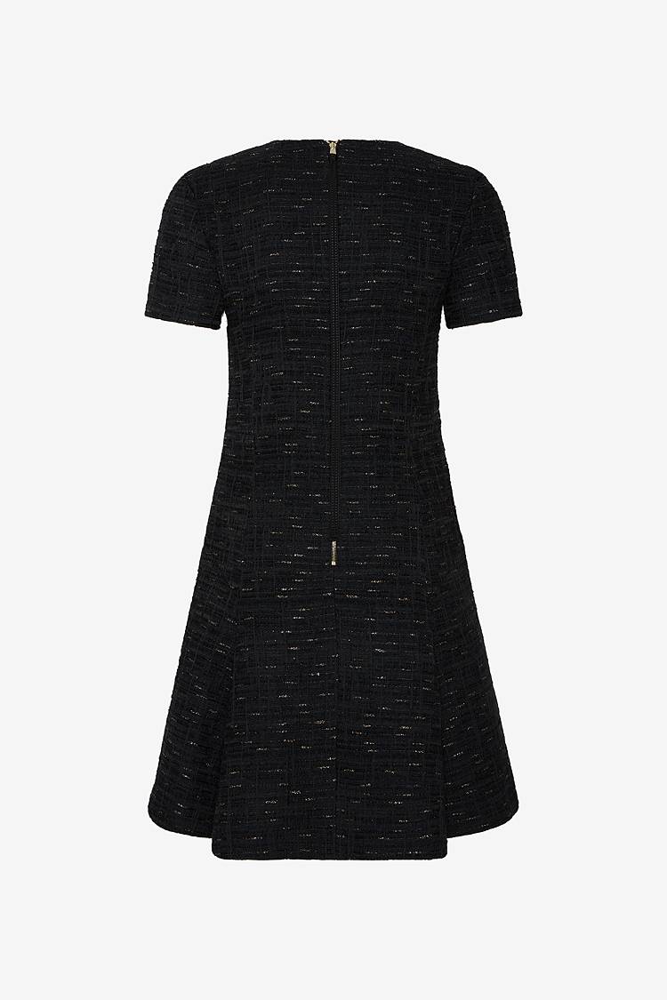 Sly 010 Kurzes Tweed-Kleid in A-Linie Valentinstagsangebot