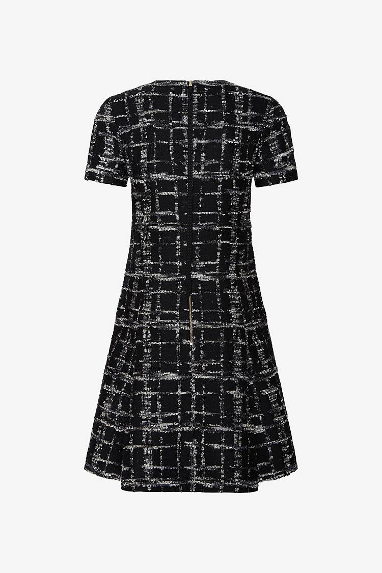 Sly 010 Kurzes Tweed-Kleid in A-Linie Große Rabatte