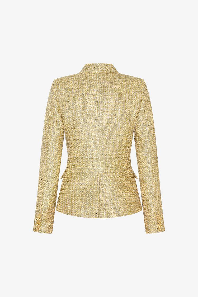 Sly 010 Double-breasted Blazer made from sparkling Tweed Discount Store für neue Produkte