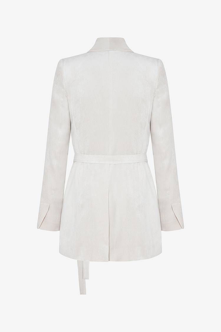 Sly 010 Wickelblazer mit Gürtel aus weichem Viskose-Cord Clearance-Verkauf