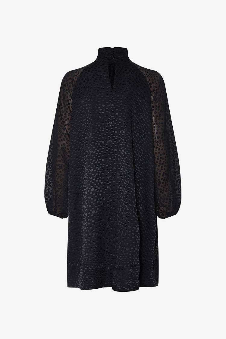 Sly 010 Polka Dot Kleid mit Stehkragen Flash Sale