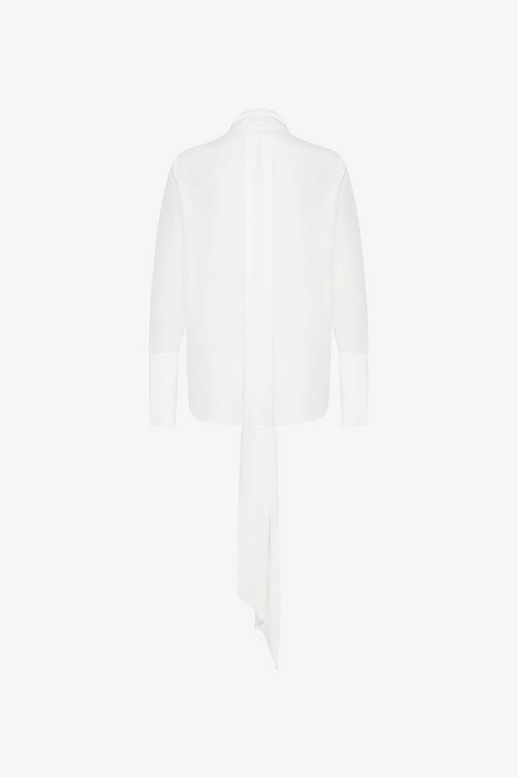 Sly 010 Lockere Seidenbluse mit Schluppe Vatertagsangebot