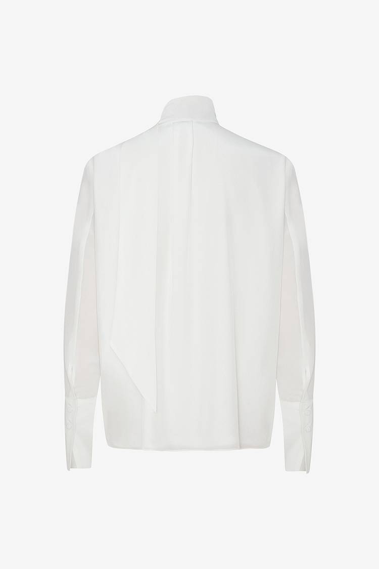 Sly 010 Seidenbluse mit Schalkragen Bis zu 60% Rabatt