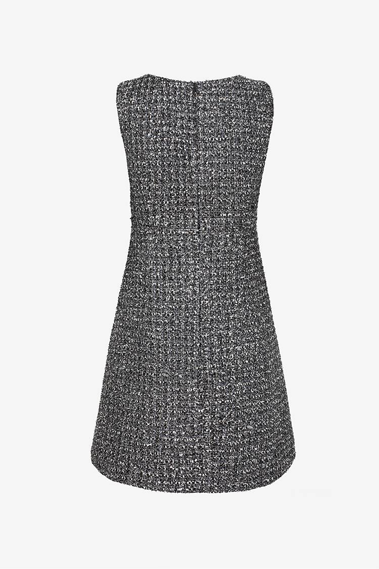 Sly 010 Feminines Kleid aus glitzerndem Tweed Online