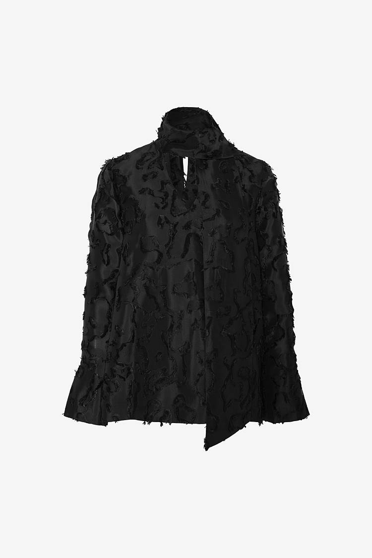 Sly 010 Leichtes Schluppentop aus Jacquard Auslauf