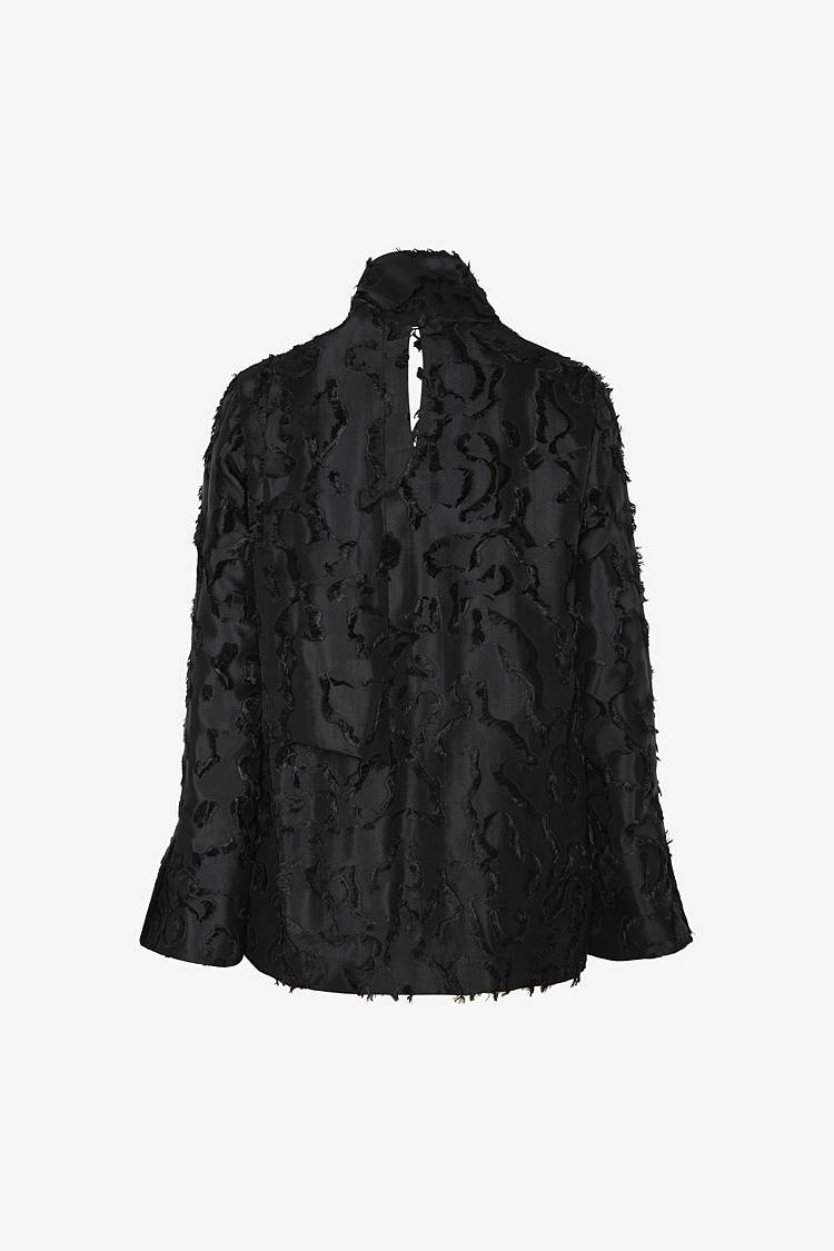 Sly 010 Leichtes Schluppentop aus Jacquard Auslauf