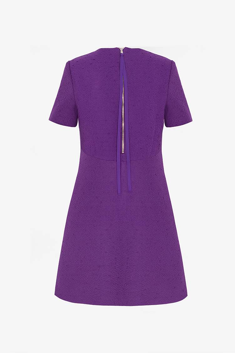 Sly 010 Schlichtes Tweedkleid mit Seitentaschen Hotsell