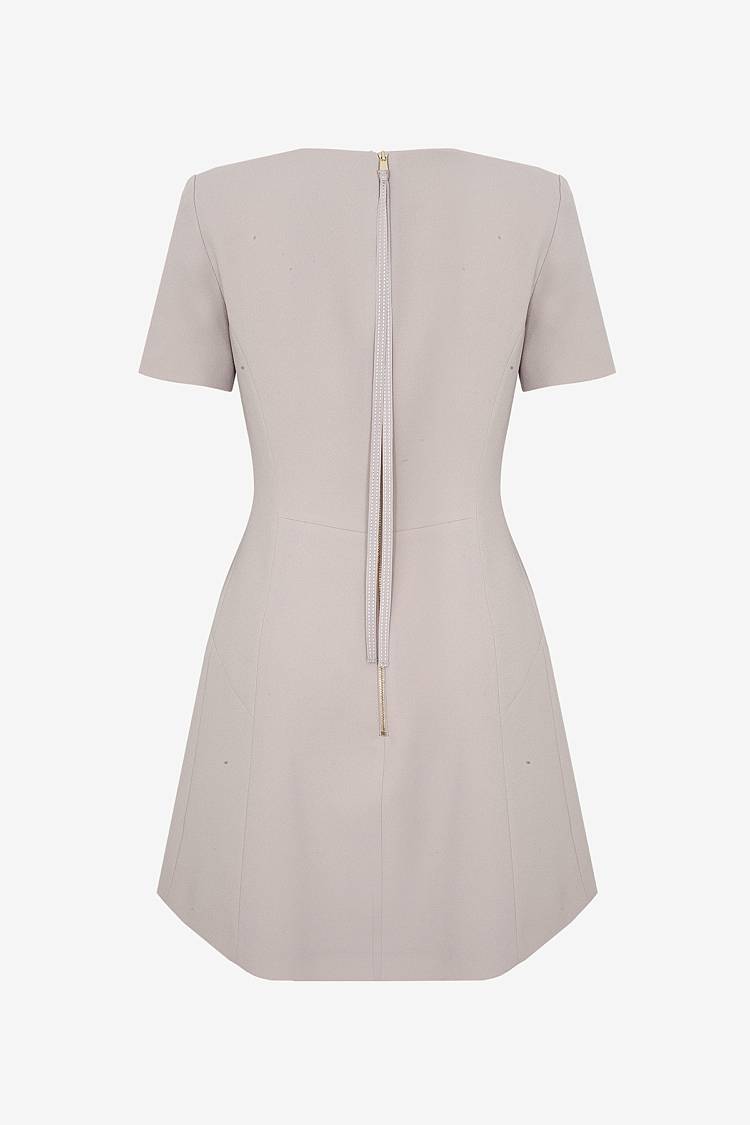 Sly 010 Kurzärmliges Kleid aus Baumwollgemisch Blitzverkäufe