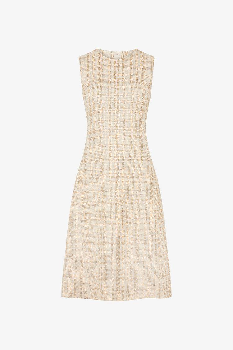Sly 010 Ärmelloses Tweed-Kleid Begrenztes Angebot