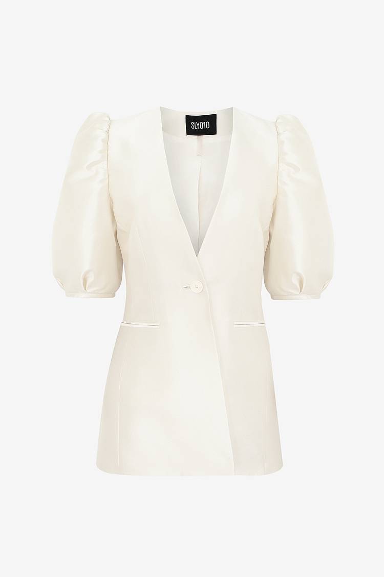 Sly 010 Bridal Blazer mit kurzen Ärmeln Saisonschlussverkauf