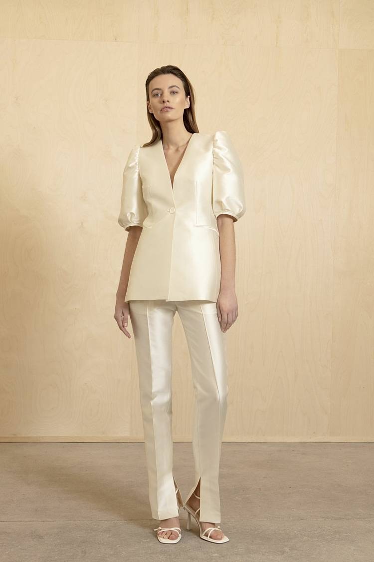 Sly 010 Bridal Blazer mit kurzen Ärmeln Saisonschlussverkauf