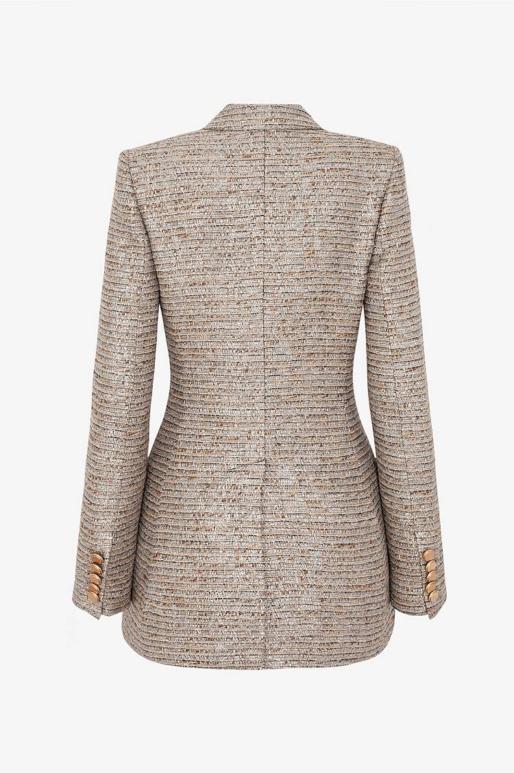 Sly 010 **Doppelreihiger Blazer aus Tweed** Letzte 3 Tage