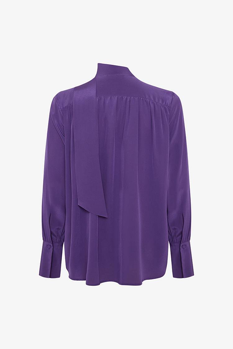 Sly 010 Bluse mit Schal-Detail Im Verkauf