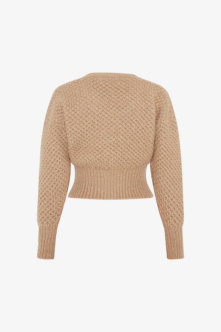 Sly 010 Kurzer Cardigan aus Woll- Merinomix Black Friday
