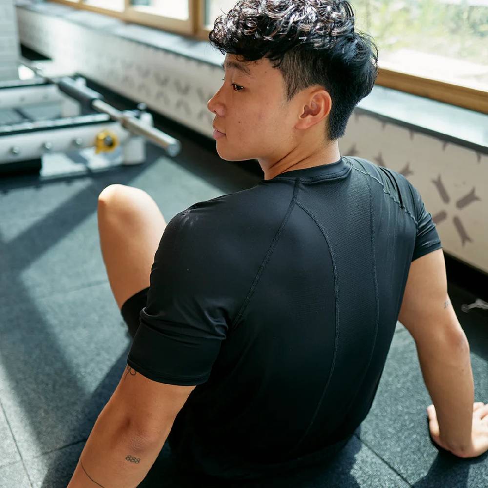 Snocks Trainingsshirt Raglan Herren aus recyceltem Polyamid Neueste Stile