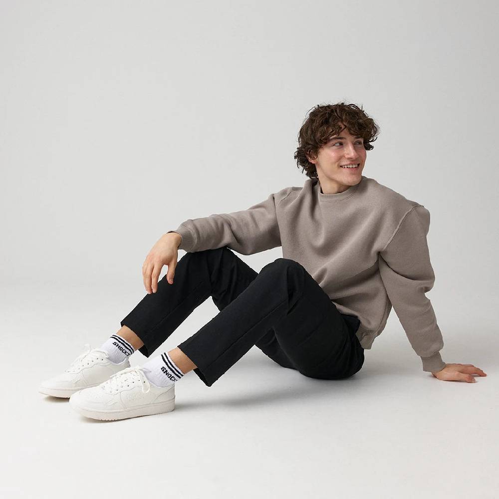 Snocks Retro Sneaker Socken aus Bio-Baumwolle Vierteljährliche Förderung