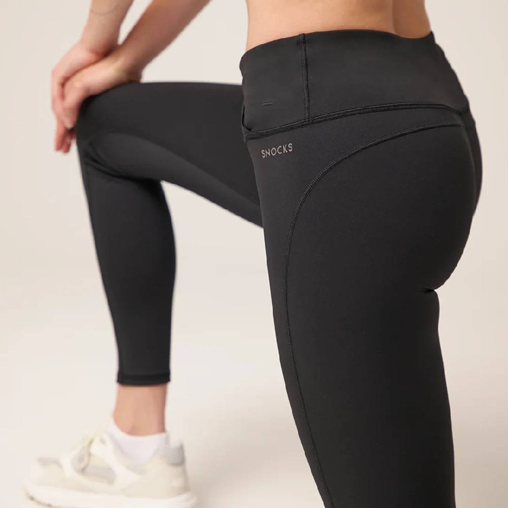 Snocks High Waist Leggings V Cross aus recyceltem Polyester Super Rabatt