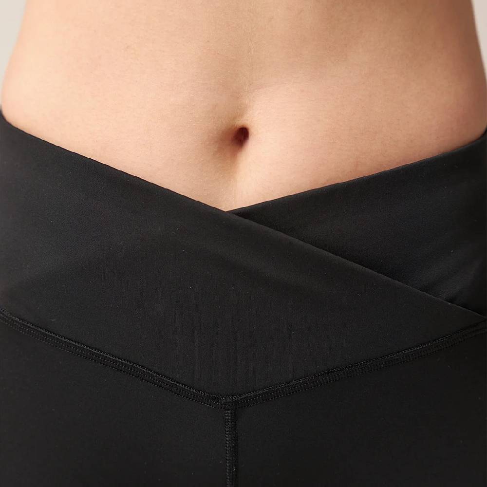 Snocks High Waist Leggings V Cross aus recyceltem Polyester Super Rabatt